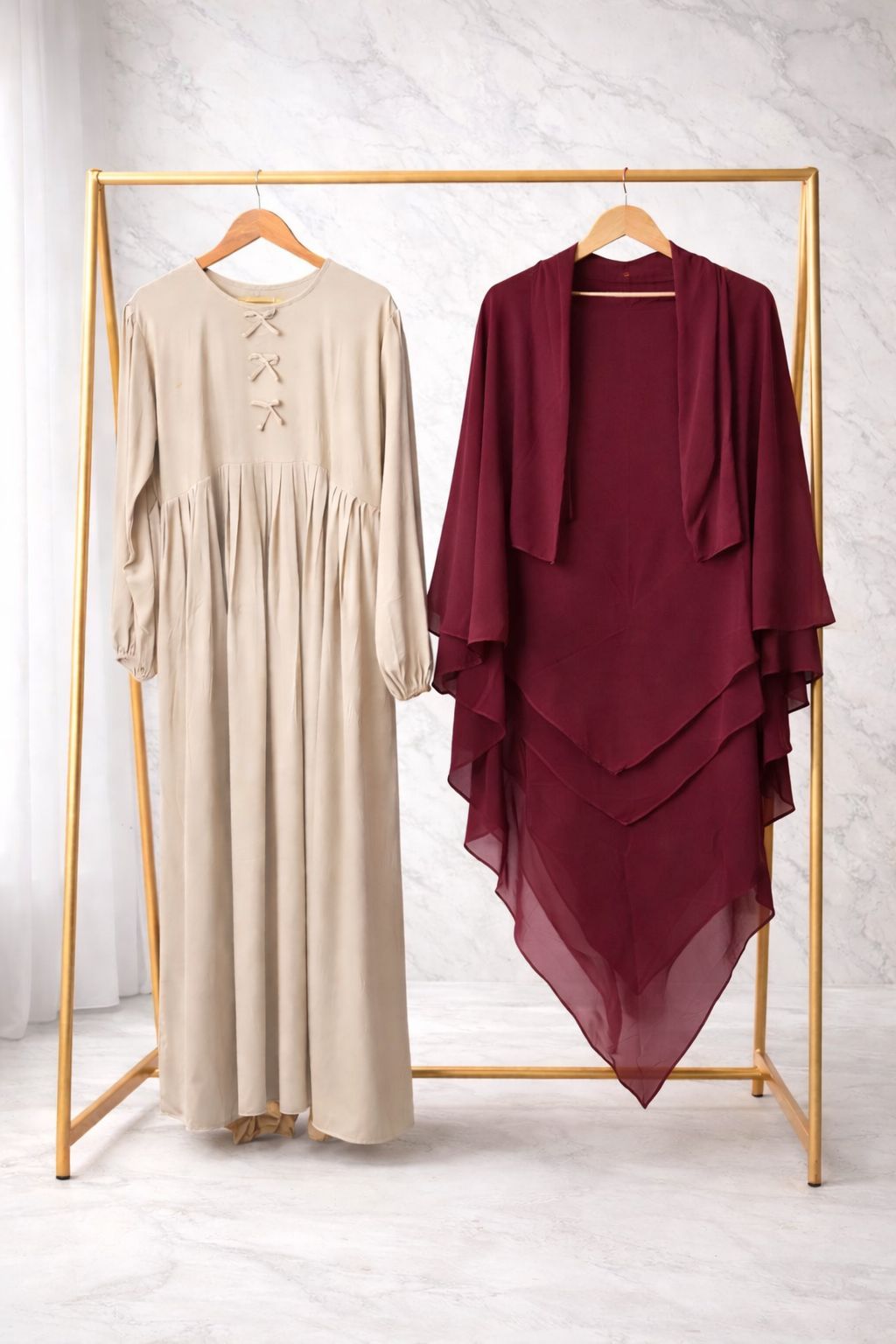 Bow Burka Combo Set